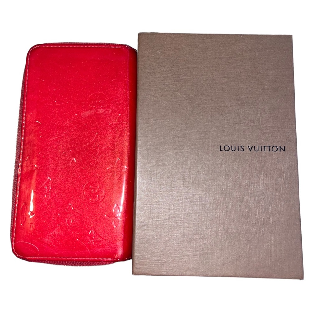 Louis Vuitton Red Embossed Wallet - Picture 2 of 16